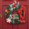 Pendant Simple And Fashionable Wreath Beautiful Holiday Decorations Letter Card Wreath Strong And Durable Christmas Wreath
