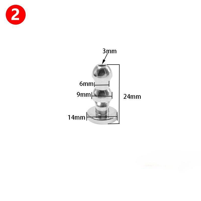 6 размеров Полый уретральный катетер-дилататор из нержавеющей стали, гей, стимулятор «лошадиного глаза», секс-игрушка 18+, мужская пробка для пениса, вставка в уретру, бусины