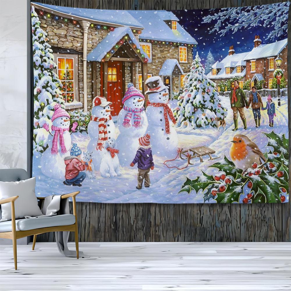 Рождественские гобелены, гобелены, богемные хиппи, украшение комнаты в общежитии, большие тканевые стены, шторы, простыни, пляжные полотенца