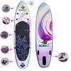 AISUNSS SUP Надувной 320см 81см 15см Речной Полный Комплект Надувная Доска для Серфинга Коралловая Доска, Доска для Гребли Стоя, Длинная, Широкая, Толстая, Стабильная,