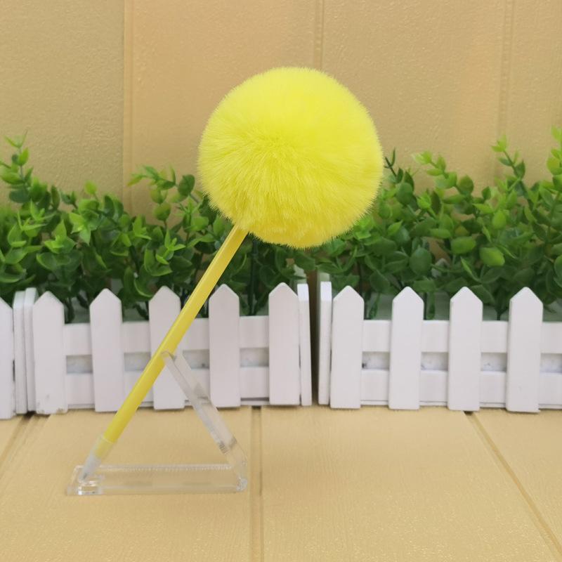 1шт шариковая ручка Hairy Ball, 7 цветов, праздничный подарок, офисные канцелярские принадлежности для студентов P-2019