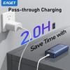 EAGET Portable Charger PD22.5W 20000mAh USB-C QC 4.0 Fast Charging Digital Display Charger for iPhone 16/15/14/13/12/11, for Samsung, Android