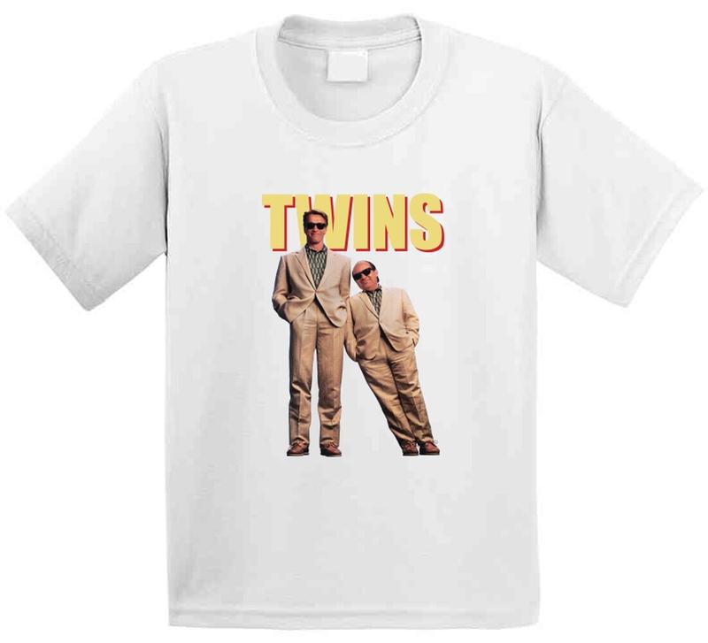 Twins Movie Arnold Schwarzenegger Danny Devito Favorite Movie Fan Unisex T-Shirt Graphic Tee