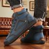 Новые мужские нюдовые ботинки высокие ретро противоскользящие рабочие обувь уличная обувь мягкие мужские классические ботильоны нескользящие балетки мокасины кроссовки
