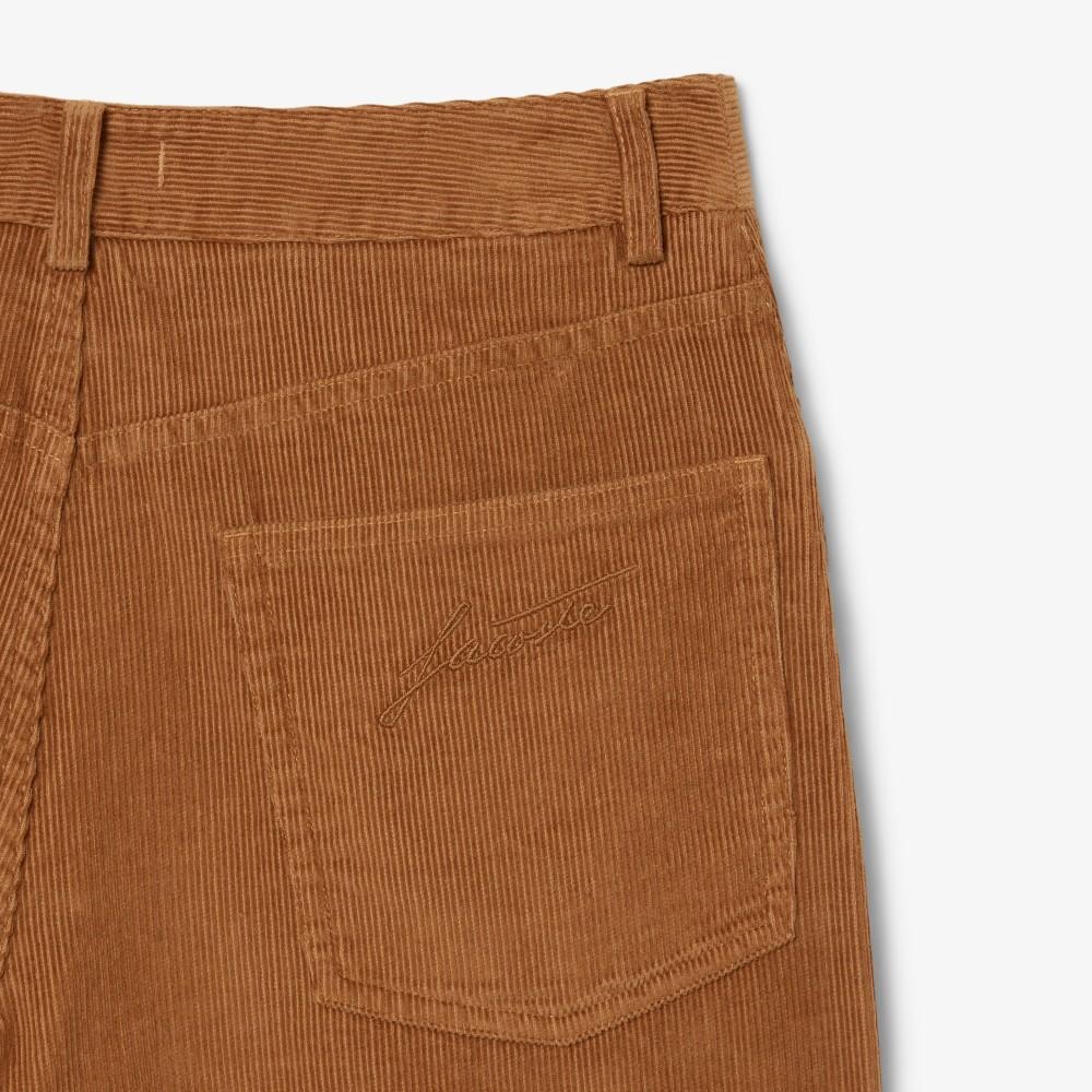 [lacoste] Women's Corduroy Wide Pants HF8429-55NDPC