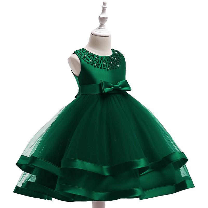 Girls Princess Dress Formal Party Gown Kids 110-150cm