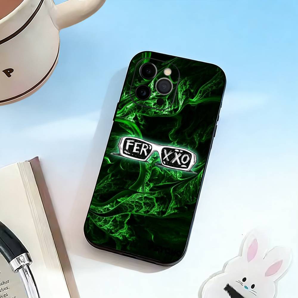 Singer F-Ferxxo SIXDO Phone Case For iPhone 17,16,15,14,13,12,11 Plus,Pro Max,XS,Soft Silicone Black Cover