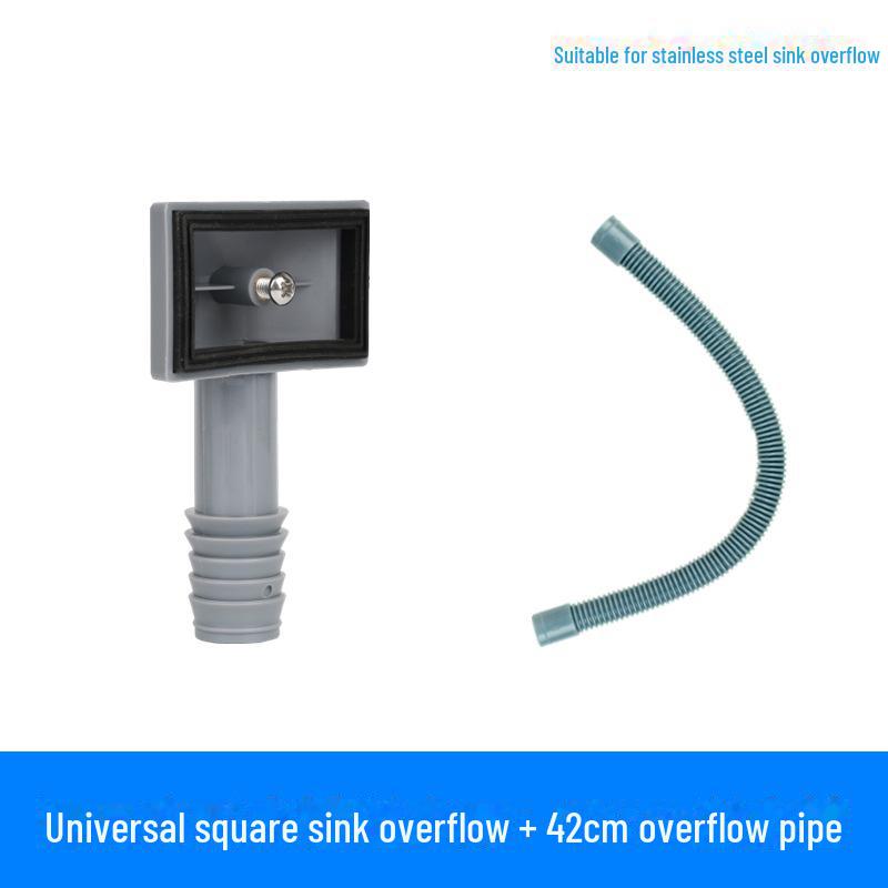 Аксессуар для перелива Square Drain для кухонных и овощных моек