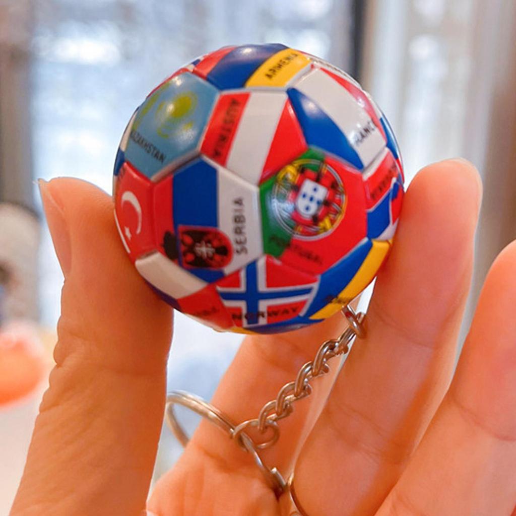 Футбольный брелок для ключей Country Soccer Club Fans Брелок для ключей Подарки Футбольная сумка Qatar Chains Сувенирный ключ H7Y9