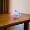 Durable Colored Small Teapot Decorative Clear Teapot Figurine Crystal Teapot Ornament  Table