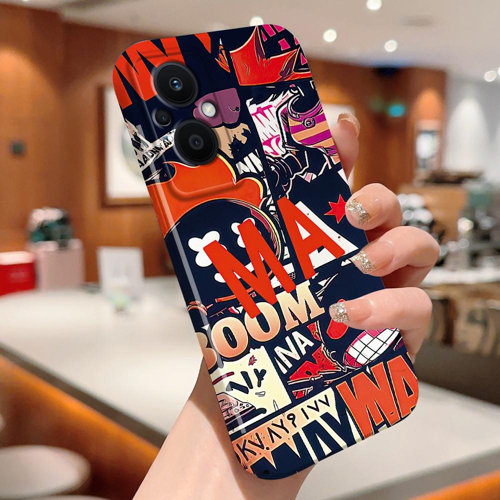 Все включено Пленка Чехол для телефона Мультяшный Модный дизайн Жесткий Чехол Полная защита Защита камеры для OPPO A60 A96 Reno12 Realme C53 C75