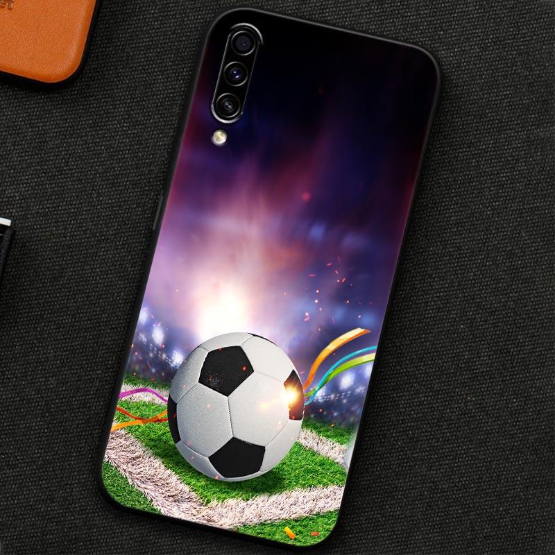 Мягкий чехол для Samsung Galaxy A30 A30S A50 A50S A10S A70 A20S A10 A40 A7 A9 2018 Силиконовая задняя крышка Футбольная страсть Футбольный мяч