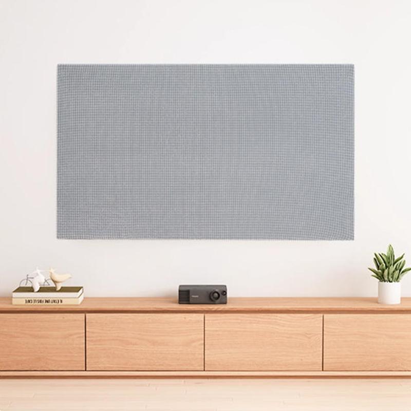 37-100 дюймов Утолщенный Пылезащитный Чехол для Телевизора Однотонный Универсальный Высокоэластичный Защитник для ЖК-Телевизора Чехол-накидка для Телевизора Пылезащитный Чехол