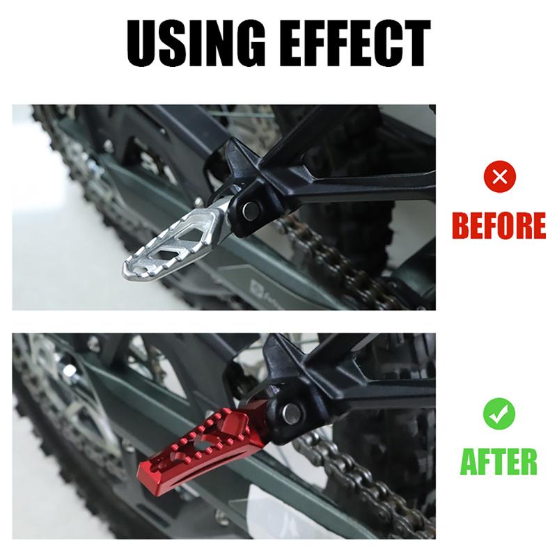 Motorcycle 7075 Aluminum Alloy Foot Peg Footpegs Pedal Footrest Pedal For Sur-Ron Ultra Bee