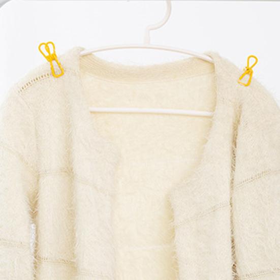 10 шт. зажимы для вешалок из нержавеющей стали, эластичные, сверхмощные, противоскользящие, устойчивые, ветрозащитные, носки, трусы, шарф, зажимы для удержания, упаковка для еды, мешок для чипсов