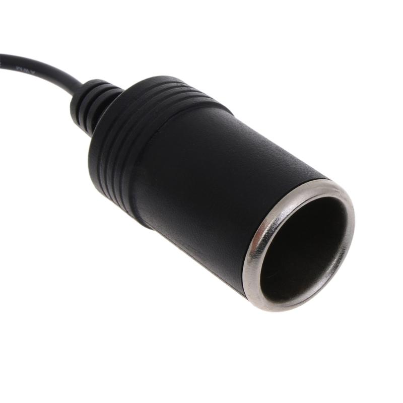 USB-папа на 12В гнездо автомобильного прикуривателя Повышающая линия USB Повышающий вольтовый трансформатор USB Регулятор мощности 5В на 12В