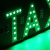 LED Indicator Light Waterproof Lamp with Car Windshield Light USB Power Taxi Sign Stickers for Ride-Hailing