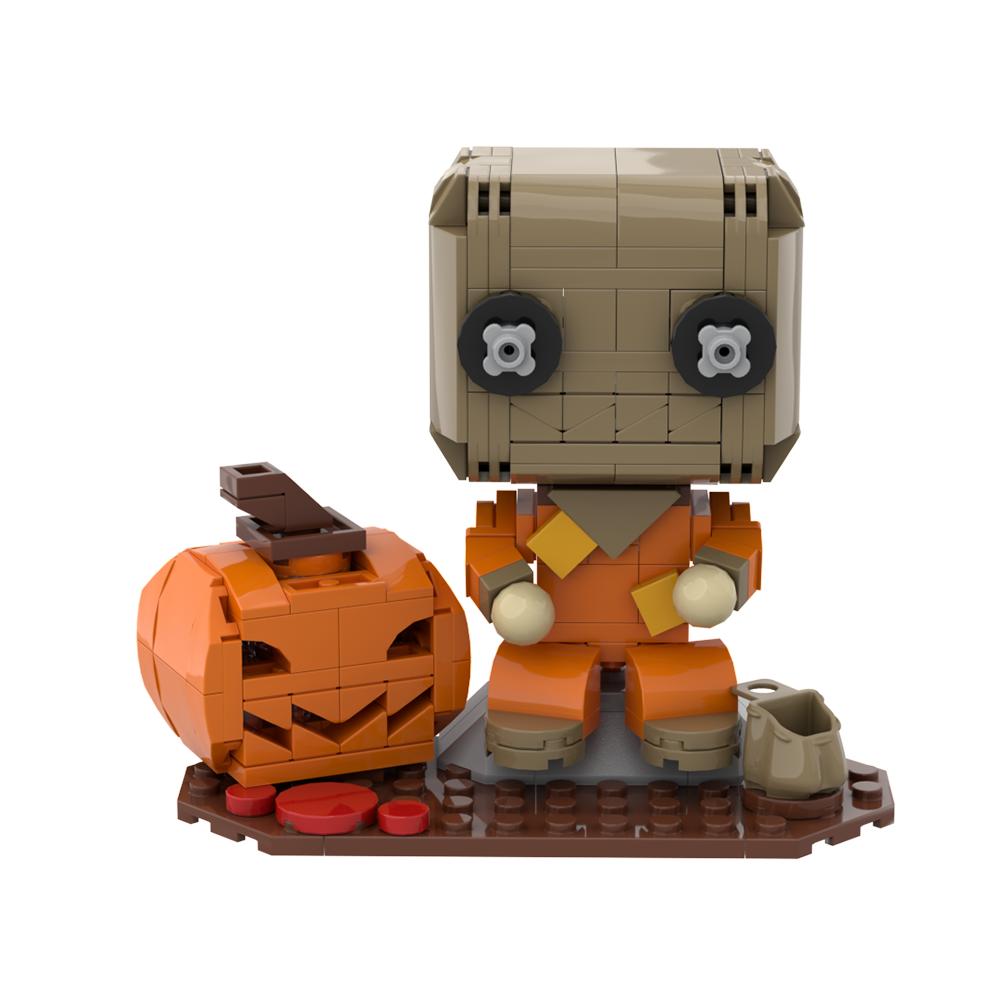 MOC Halloween Trick'r Treat Building Blocks Model Halloween Pumpkin Doll Creative Bricks Assembly Toys Children Halloween Gifts