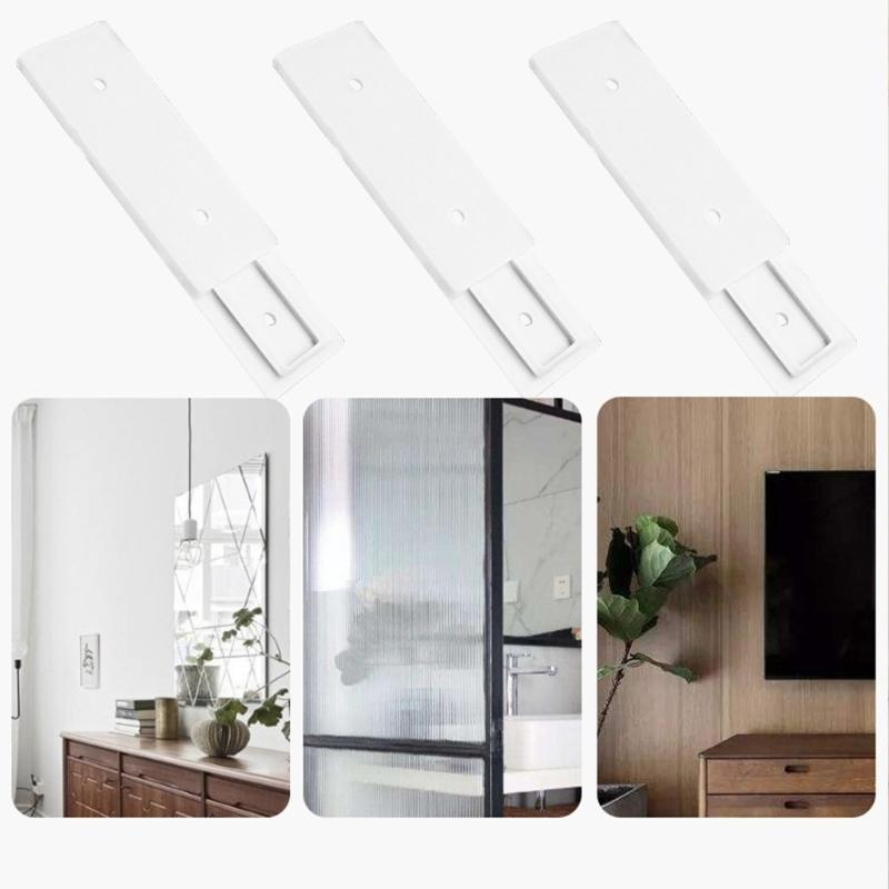Power Strips Holder Self Adhesive No Need Drilling Easy Installation for Home Office Use for Computer Space Tidy Use