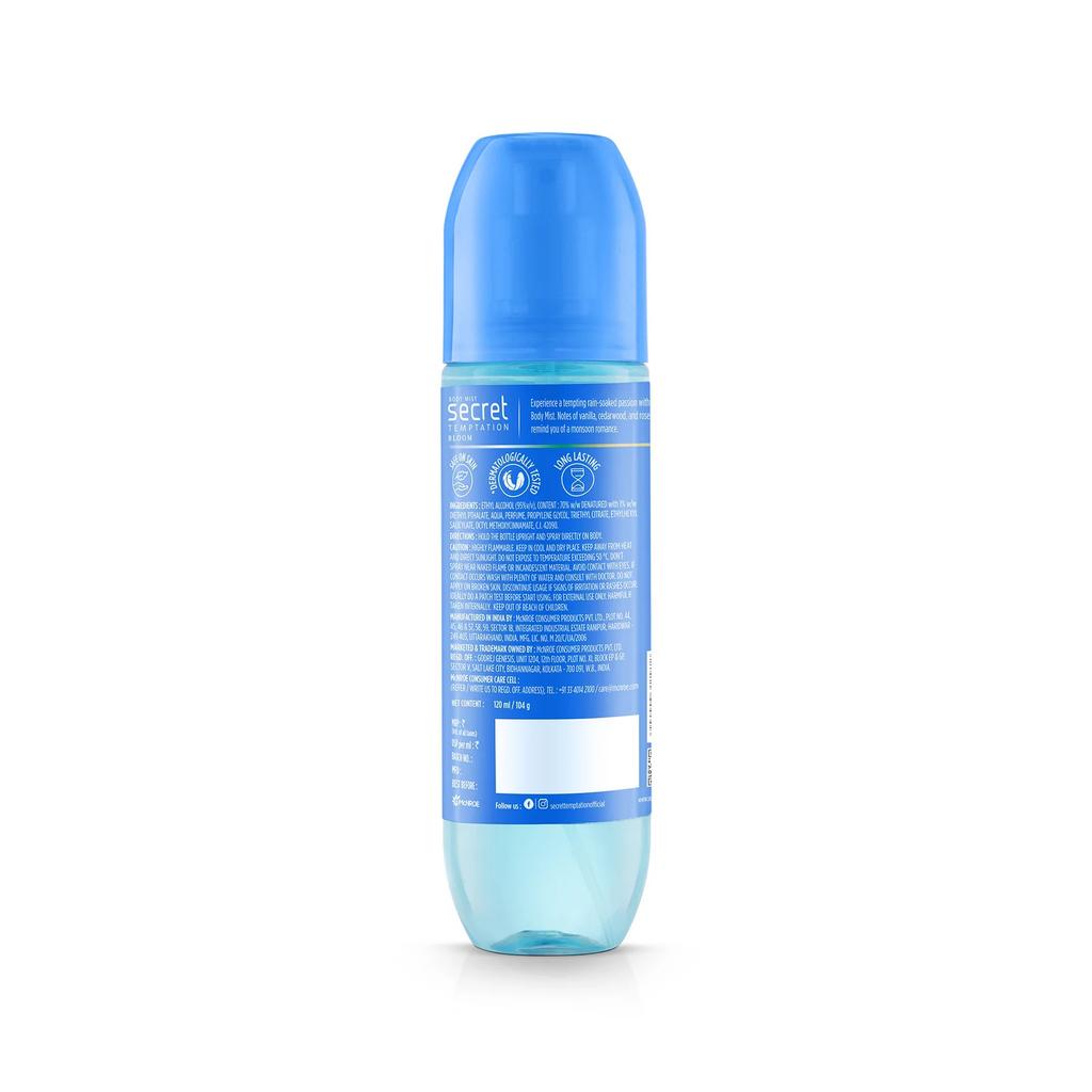 Мист для тела Цветение (120 мл), Body Mist Bloom,  Secret Temptation