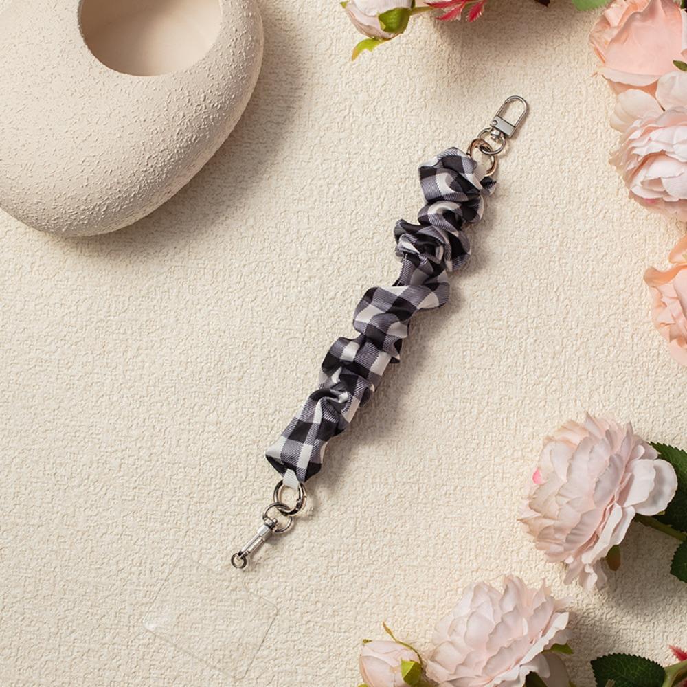 ABS Elastic Mobile Phone Lanyard Wrist Strap Large Intestine Bag Rope DIY Trinkets