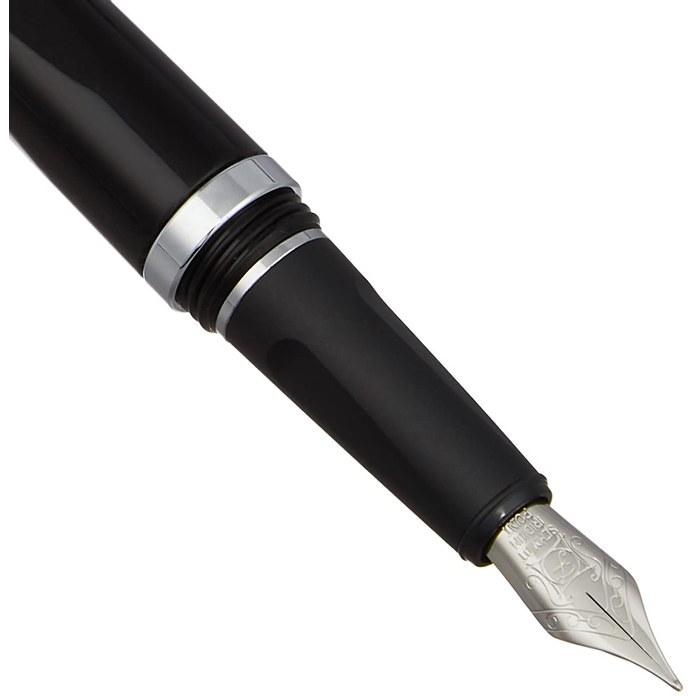 Nakabayashi TACCIA Facet Fountain Pen Black Fine Nib TPF-001-BK-F