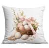 New Easter Pillowcase Country Cartoon Rabbit Easter Egg Pillowcase Sofa Cushion Pillowcase