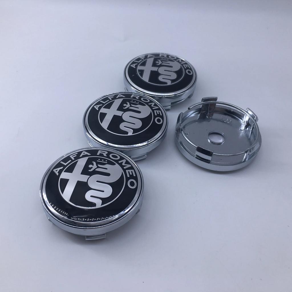 4PCS 60MM Hub Center Cover Car Modification Accessories for Alfa Romeo Giulia Giulietta 159 Mito Spider GTA lhj566