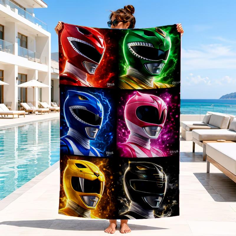 Power Heroic Might Beach Towel, Microfiber Beach Towel, Perfect For Pool, Beach, Travel, Home Decor Beach Party Fan gifts