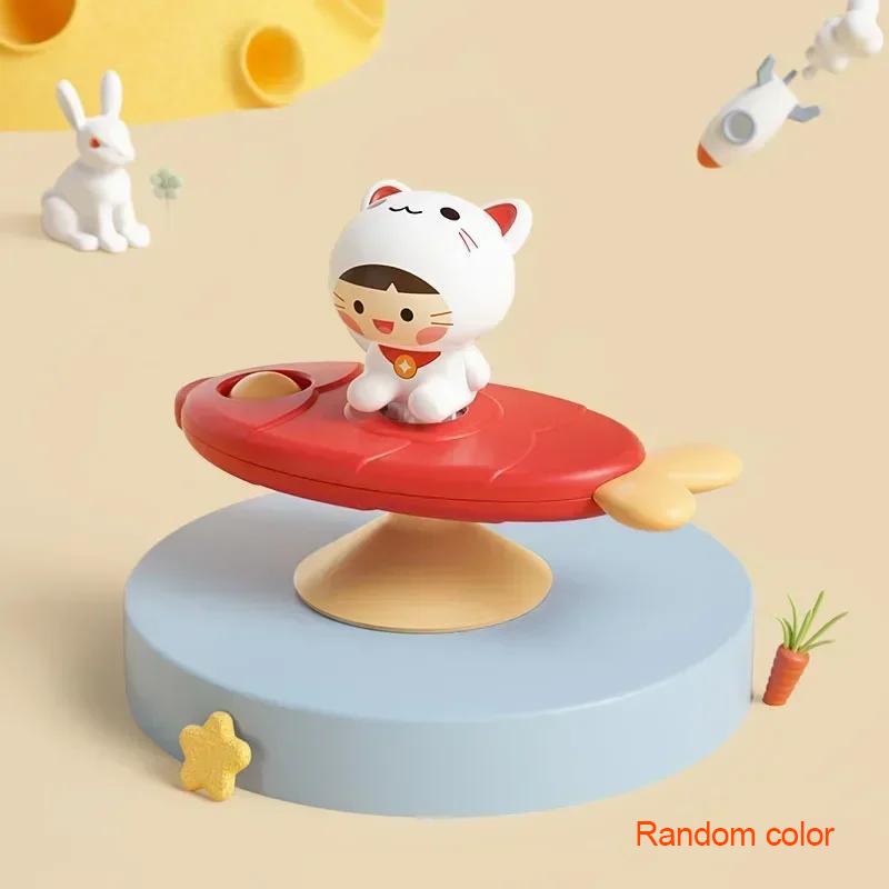 Детские игрушки Спиннер на присоске для малышей Монтессори Спиннер Сенсорные игрушки, Монтессори Игрушки для развития мелкой моторики для младенца Игрушка в подарок