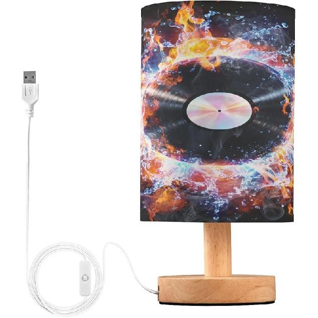 Onyx Marble Desk Lamp Stone Marbling Bedside Lamp Table Lamps Cylinder Nightstand Lamp for Bedroom Living Room Office Decor