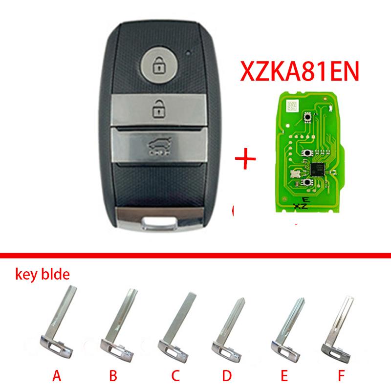 Xhorse XZKA81EN 8A ID47 4A ID46 Чип Vvdi Совершенно новая универсальная печатная плата-заготовка для пульта дистанционного управления автомобильным ключом KIA для Hyundi