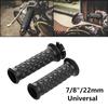 22Mm 7/8" Black Rubber Motorcycle Handlebar Hand Grips Cover For Bmw Bike Handle Grips