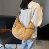 Dumpling Bag Women's Large Capacity Croissant Commuting Nylon Fabric Crossbody Bag Casual Shoulder Bag