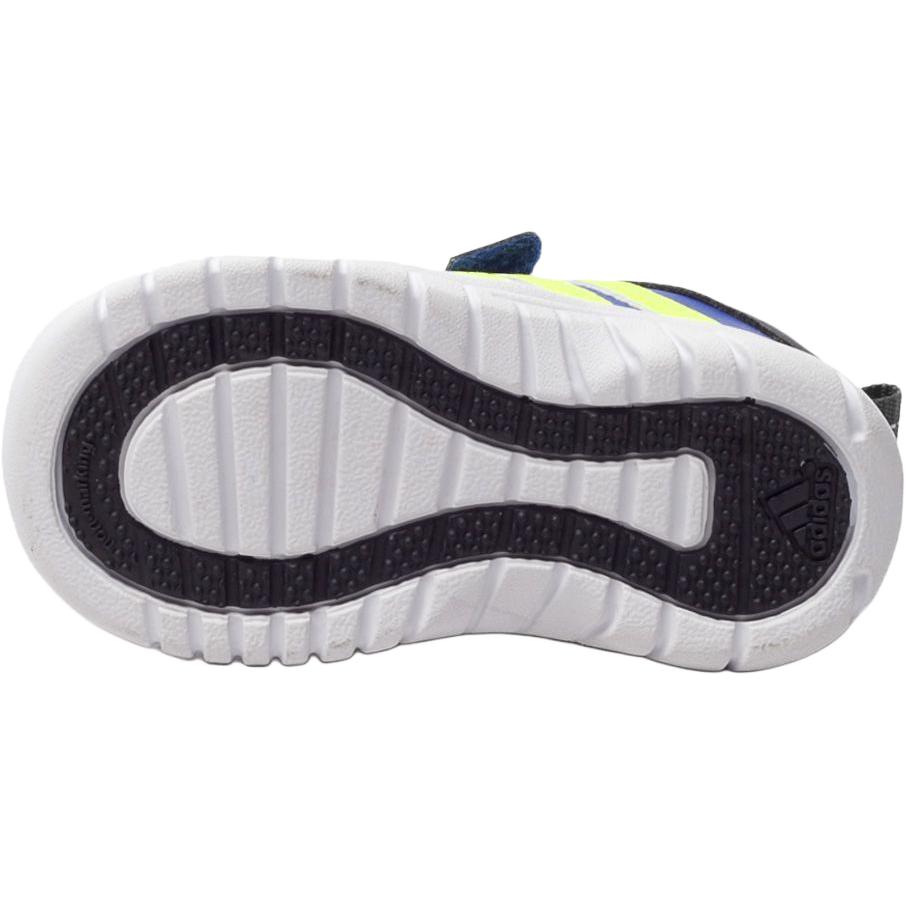 Adidas Синтетическая кожа Sta Fluid 3 Cf I Универсальные Удобные Низкие Повседневные Кроссовки Детские кеды Сине-зеленый B23933