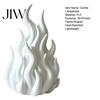 Holiday Party Table Decoration 3D Printed Flame Candle Holder Shade, Gothic Ambient Decor Figurine, Hollow Unique Gift for Home Tealight Cover Dining