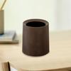 Wood Grain Trash Can Garbage Bin Open Top Waste Basket Toilet Paper for Restroom
