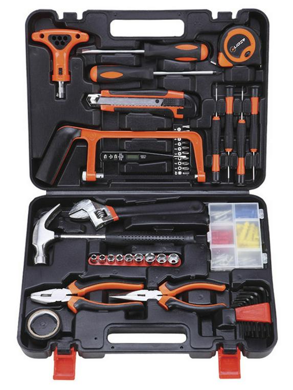 Портативный многофункциональный набор инструментов: Комплект для электрики, деревообработки и ремонта с ящиком для инструментов