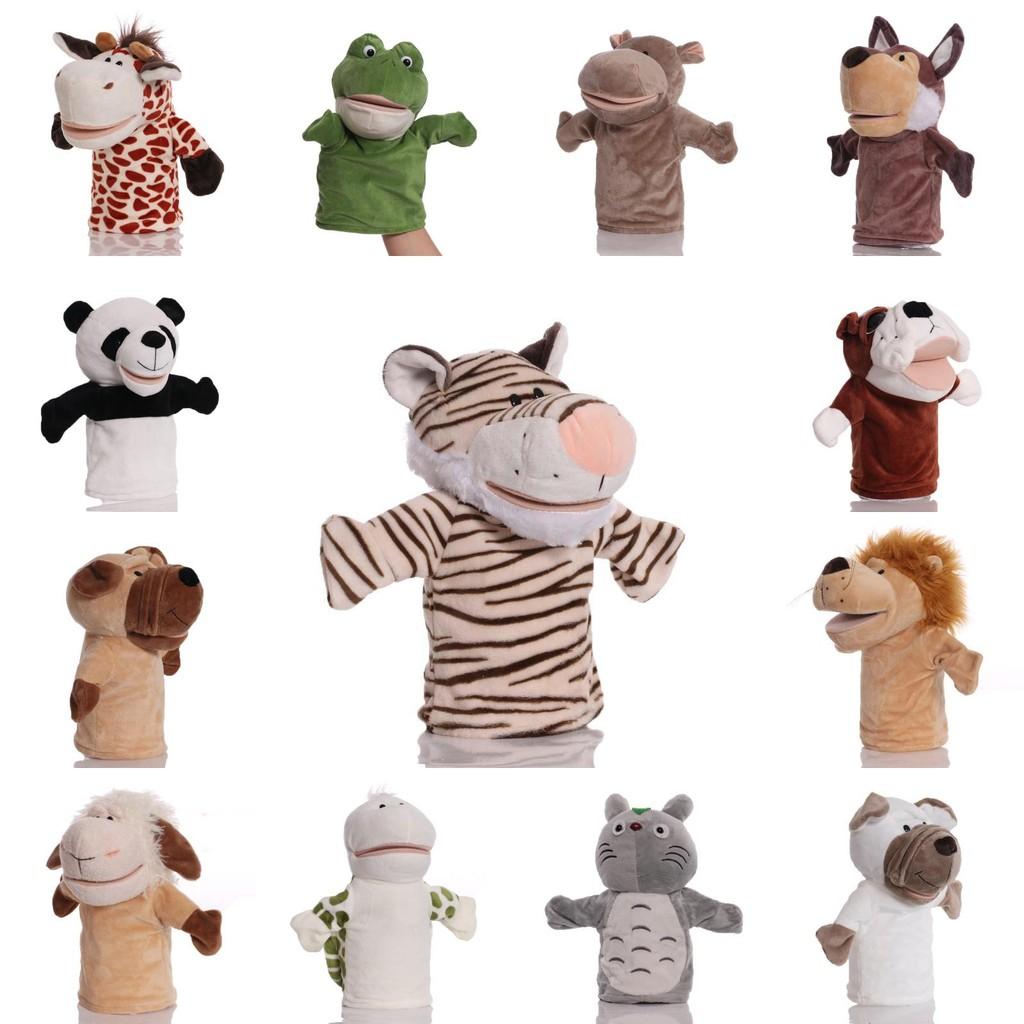 Adorable Plush Animal Hand Puppet For Kids Featuring Interactive Movable Mouth And Soft Texture