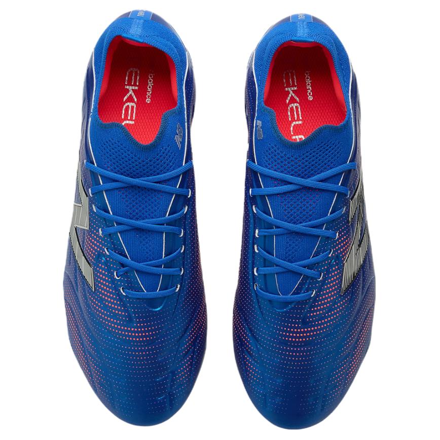 New Balance Футбольные бутсы Tekela Elite V5 износостойкие Унисекс Сине-серебристые кроссовки ST1FLMP5