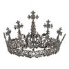 Retro Palace Crown Crown Baroque Iron Cross Decorative Crown High-end Headwear