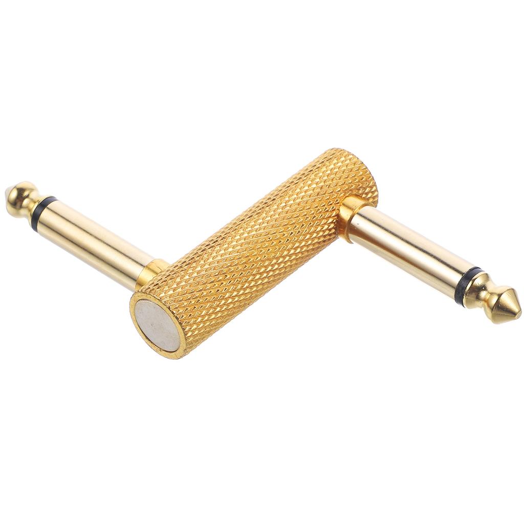 Guitar Pedal Board Connector Z Shape 6.35mm Metal Audio Interface Stable Low Noise Connection for Effects Pedals Patch Cable