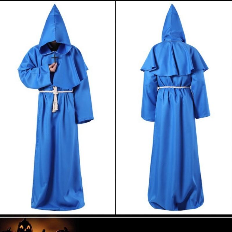 Костюм на Хеллоуин Одежда волшебника Пастух Косплей Одежда Плащ