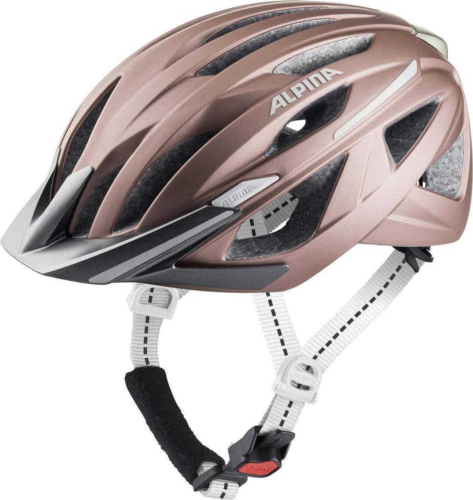 ALPINA Bicycle Helmet with LED Light CE Certified Made In Germany HAGA Cm Women's / 55-59
