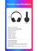 Беспроводная Bluetooth игровая гарнитура Type-C, накладная, с мощным стереозвуком и глубокими басами