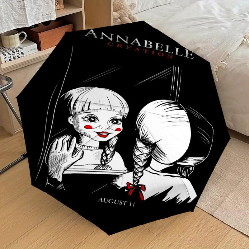 1PC Annabelle Creation Umbrella-8-Rib Reinforced, Automatic Open, Lightweight & Durable-D2638