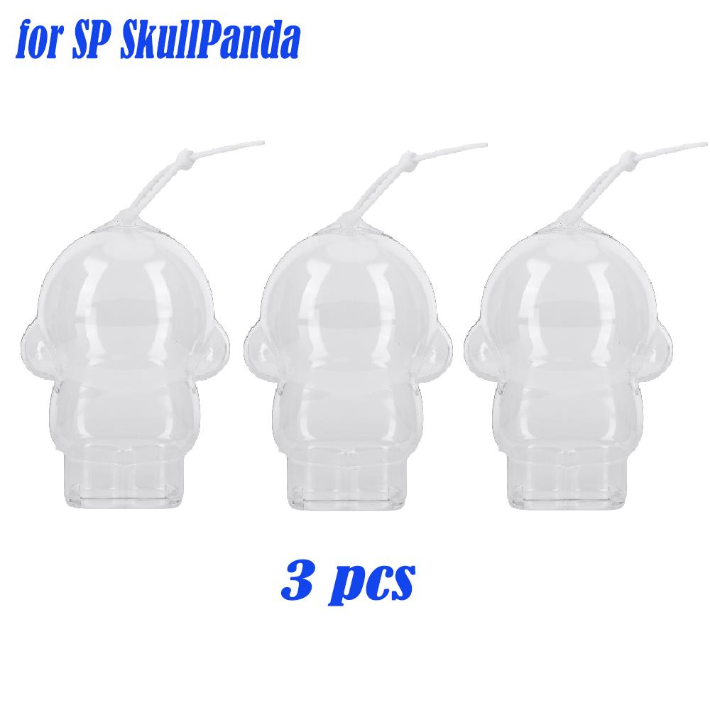 Protective Case For Sp Skullpanda Doll Transparent Portable Organizer Storage Case Dust Protective Cover With Silicone Strap