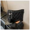 New Large-capacity Bag Female Sen Moe Trendy Diamond Chain One Shoulder Crossbody Women's Bag Simple Underarm Bag