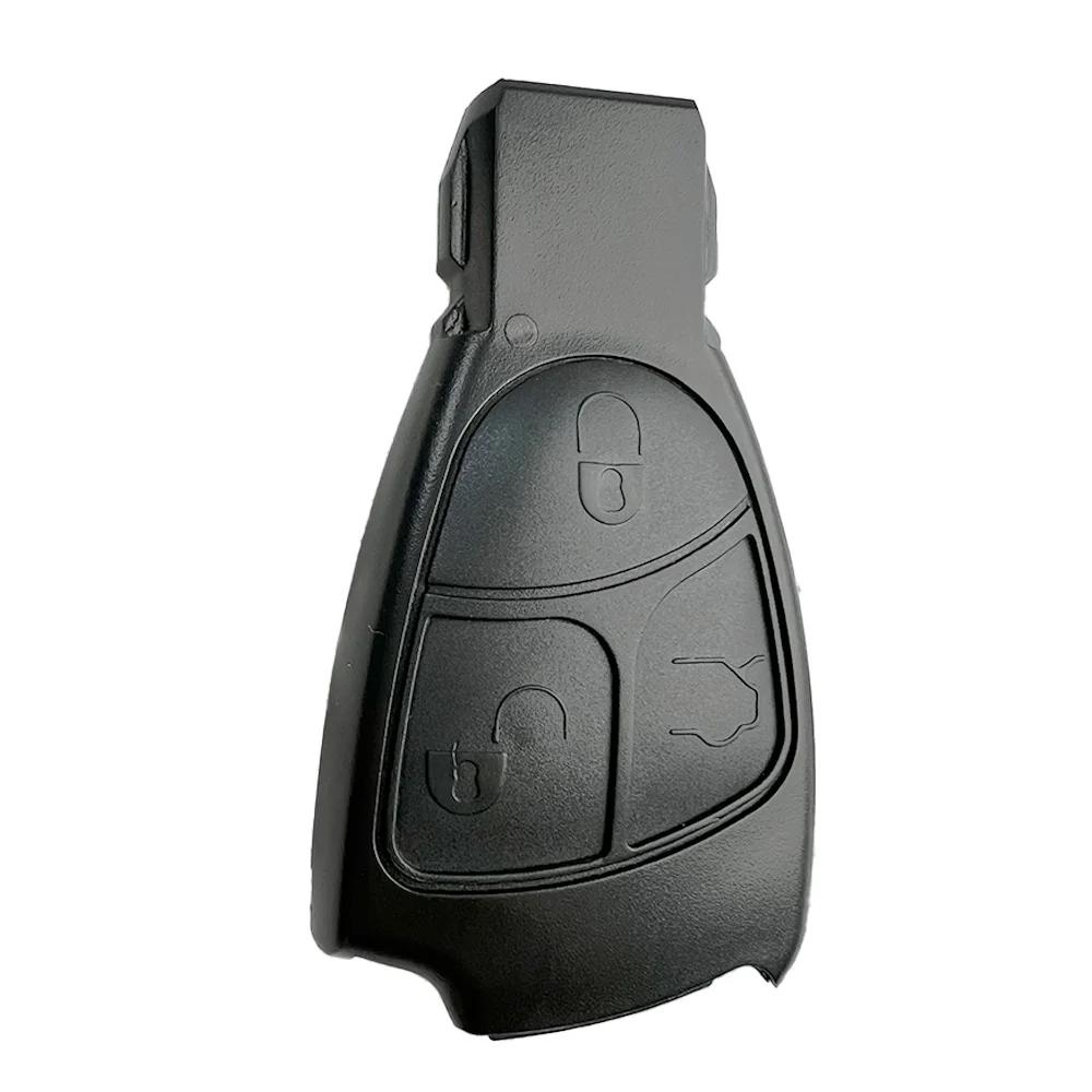 Чехол-брелок для ключа автомобиля с 3 кнопками для Mercedes Benz B C E Ml S Clk Cl W203 W211 W204 Без лезвия и держателя для батарейки