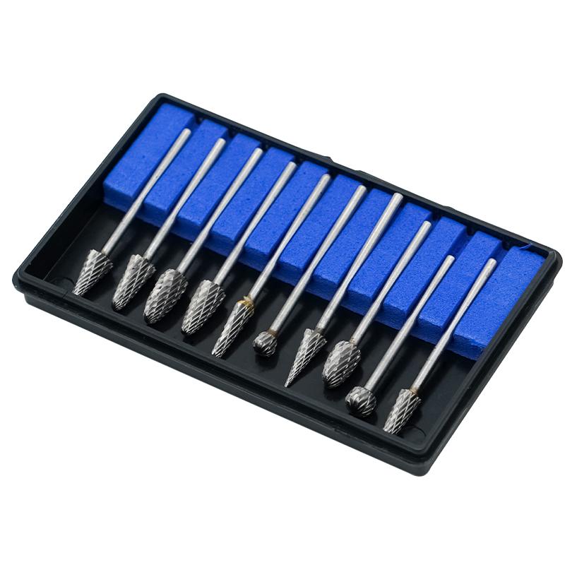 10Pcs/Box Dental Carbide Drills Kit Popular Dentistry Tool Hp 2.35Mm 135℃ Autoclavable For Universal Grinding/Removing/Polishing
